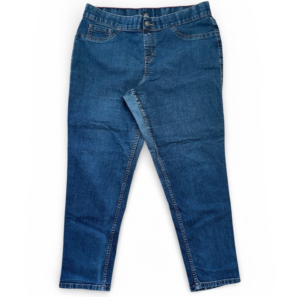 Lane Bryant Jeans Plus Size 18 Stretch Denim Pull Up Straight Leg